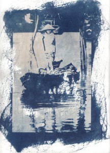 Hoi An Boat Cyanotype